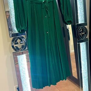 Forest green dress